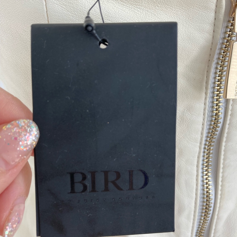 Brand new BIRD by JUICY COUTURE LEATHER HALTER TOP - Picture 6 of 12